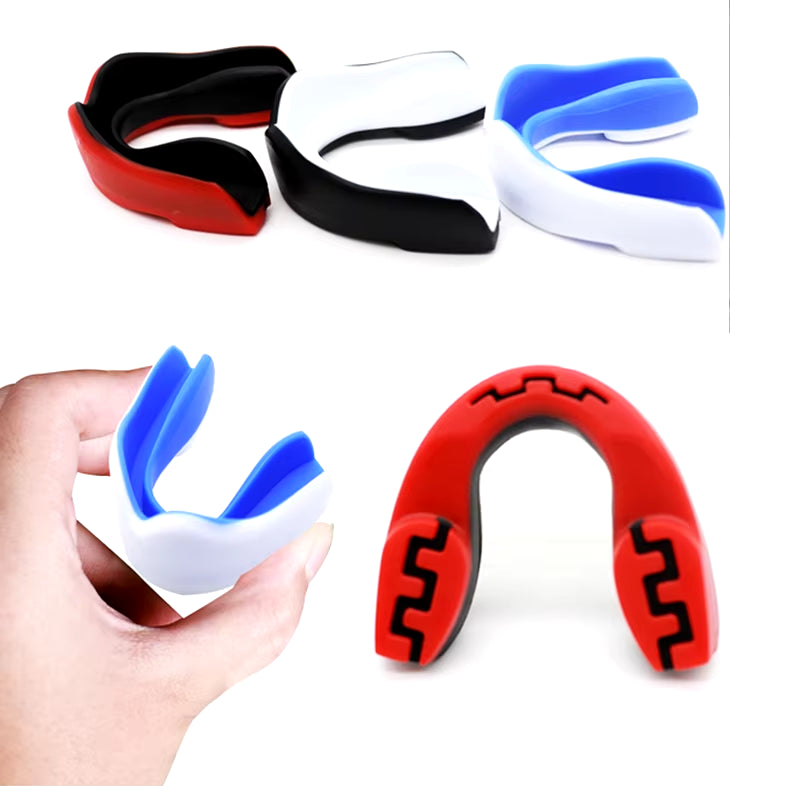 Adult Sports Eva Mouthguard Boxing Tooth Protection Set 