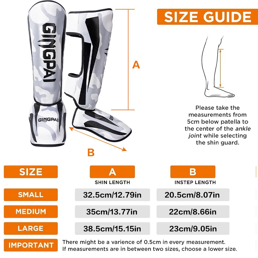 Kickboxing Boxing Shin Guard Pads