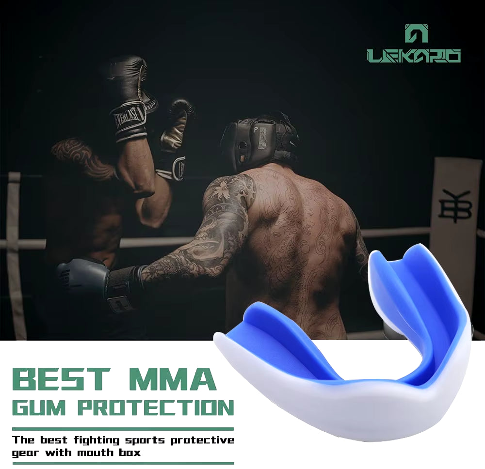 Adult Sports Eva Mouthguard Boxing Tooth Protection Set 